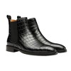 Santimon Men's Chelsea Boots Dress Ankle Boots Crocodile Print Genuine Leather Boots - 4 of 4