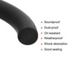 Unique Bargains Rubber Round Soundproof Insulation DIY Warehouse Weather Seal Strip - 4 of 4