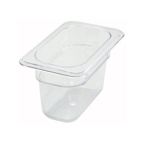 Winco Storage Container, Clear Polycarbonate, Square, 2 Quart : Target