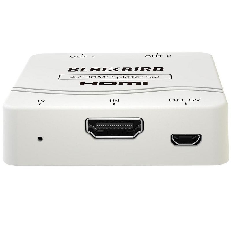 Monoprice Blackbird 4K/1080p 1x2 HDMI Splitter | 4K@30Hz, 1 Source onto 2 Displays, USB Powered, For PS4, Apple TV, Roku, Xbox 360, Laptop, 4 of 6