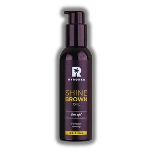 Byrokko Shine Brown Boosting Tanning Oil (5.1 oz) | Fast-Absorbing, Stain-Free with Premium Orange Fragrance - 1 of 2