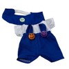 Blue Overalls Outfit with White Shirt and Visor for 17.5 Inch Labubu Dolls - 4 of 4