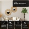 Cypress & Alabaster | Handmade 6.5' Artificial Olive Canopy Tree In Home Basics Plastic Pot Made With Real Wood And Moss Accents - 2 of 4