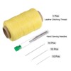 Unique Bargains Wear-Resistant Polyester Embroidery Waxed Thread with Needles - 3 of 4