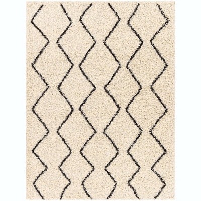 Mark & Day Westerzij 6'7"x9' Rectangle Woven Indoor Area Rugs Cream: Stain-Resistant, Pet Friendly, Transitional Decor