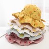 MyKids-USA Baby Girl Floral Print Adjustable Design Sunshade Bucket Hats - 4 of 4
