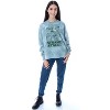 Seven Times Six Sesame Street Women's 1969 Character Group Tie-Dye Raw Edge Skimmer T-Shirt Green - 2 of 4