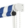 vidaXL Retractable Awning 118.1"x59.1" Blue and White - 4 of 4