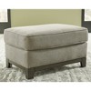 Signature Design by Ashley Kaywood Upholstered Ottoman, Granite Gray - 2 of 4