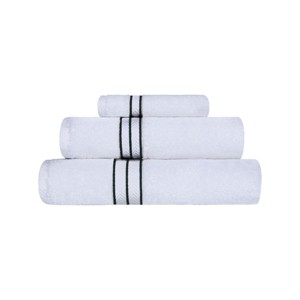 Premium Cotton Solid Plush Heavyweight Hotel Luxury Towel Set by Blue Nile Mills - 1 of 4
