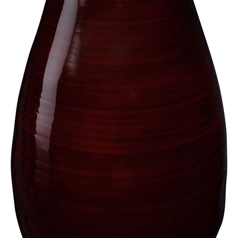 Hasting Home 20" Bamboo Vase, Sustainable Bamboo Decorative Classic Floor Vase, 5 of 8
