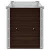 vidaXL Garden Raised Bed Galvanized Steel, Garden Planter, Weather-Resistant - 4 of 4