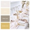 PartyWoo Crepe Paper Streamers White Gold Ivory Sand 6 Rolls 492 ft 1.8 Inch x 82 Ft Roll - 3 of 4