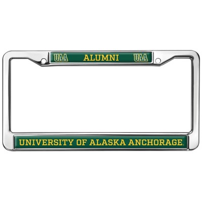 University of Alaska Anchorage Alumni Full Size Standard License Plate Metal Frame