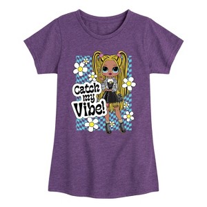 Girls' - LOL Surprise! - Catch My Vibe Fitted Short Sleeve Graphic T-Shirt - 1 of 4