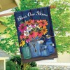 Bless Our Home Mason Jars Summer House Fl;ag Floral 28" x 40" Briarwood Lane - 4 of 4