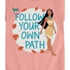 Girls' - Disney Princess - Pocahontas Follow Your Own Path Fitted Short Sleeve Graphic T-Shirt - 2 of 4