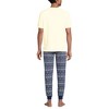 Lands' End Men's Knit Jersey Pajama Sleep Set - 2 of 3