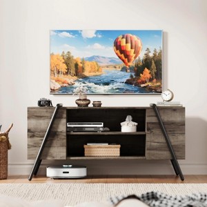 GustoWave TV Stand , Media Cabinet,TV Console Table,  U-Shaped Metal Legs, for Living Room, Bedroom, Office Furniture - 1 of 4