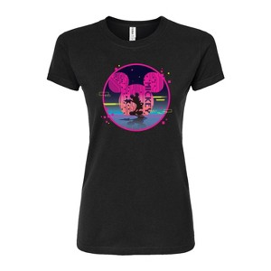 Women's - Disney - Mickey Sphere Fitted Graphic T-Shirt - 1 of 3