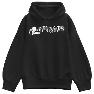 Women's - Peanuts - Schroder Oversized Fleece Hoodie Sweatshirt
