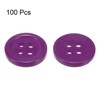 Unique Bargains Resin DIY Craft Flat 4-Hole Sewing Buttons 100 Pcs - 3 of 4