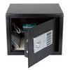 Electronic Personal Steel Combination Safe - Fleming Supply: Fire-Resistant Wall Safe, Dual Lock, Black, No Assembly Required - 4 of 4