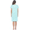 Casual Nights Women's Super Soft Yummy Nightshirt, Short Sleeve Nightgown, Night Dress with Fun Prints & Patterns - 4 of 4