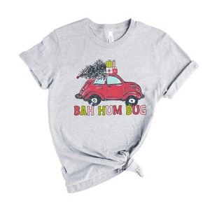 Simply Sage Market Women's Bah Hum Bug Car Short Sleeve Graphic Tee - 1 of 3
