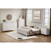 Homhougo Modern 3 Drawer Dresser for Bedroom, Wood Chest with Gold Handle and Large Drawers for Living Room, Hallway, Entryway - 4 of 4