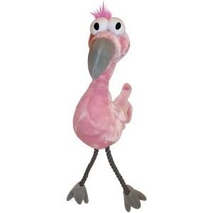 Multipet Bird Brains Dog Toy Flamingo - 1 of 1