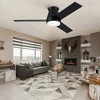 Bella Depot 48" Black Lowe Profile Ceiling Fan with Light - 2 of 4
