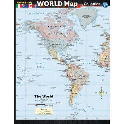 World Map: Countries Guide - by  Barcharts Inc (Poster)