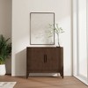 WyndenHall Pearson 2 Door Sideboard Buffet / Storage Cabinet Walnut Brown - 3 of 4