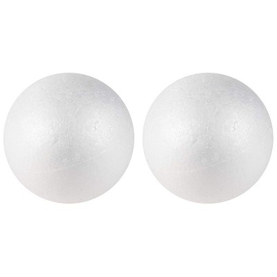 Juvale 2 Pack Foam Balls for Kid's Arts and Crafts, DIY Projects (6 in)