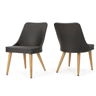 target wicker dining chairs