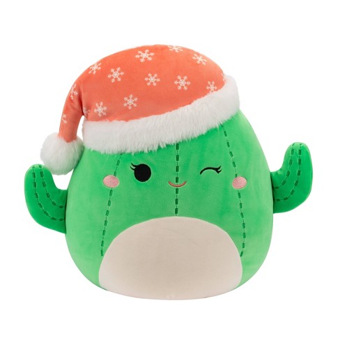 Squishmallows 12 Maritza Cactus With Santa Hat Medium Plush : Target