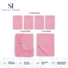 6 Piece Sheet Set, Deluxe Ultra Soft 1500 Series, Double Brushed Microfiber by Sweet Home Collection® - 3 of 4