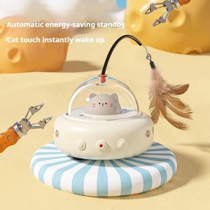 CAT Teasing Toys - Ideal for Fun and Engagement in Pets, Includes Various Interactive Toys for Dogs White - 1 of 4