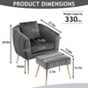 Karl Home Living Room Armchair - 4 of 4