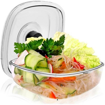 NutriChef 2L Vacuum Sealer Container with Air-Tight Lid - Food Freshness Accessory