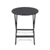 VYNXARIA Bistro set, 2 Chairs and 1 Table,Gray - 4 of 4