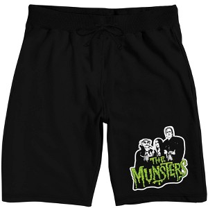 The Munsters Rob Zombie Remake Munsters Family Men's Black Sleep Pajama Shorts - 1 of 3