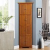 Dexmalle 4-Tier 72" Corner Kitchen Pantry Storage Cabinet with 8 Doors Tall Storage Cabinet - 2 of 4