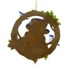 Roman 4.75 In Christmas Grapevine Wreath Ornament Christmas Tree Ornament , Pinecones Birds Holly (1PC) - 2 of 3