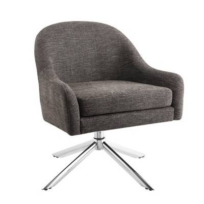 Sheridan Mid Century Modern Swivel Accent Chair Gray Linon Target   GUEST Da334f47 8039 4386 Ad2b C75469f021b1