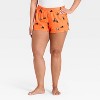 Women's Halloween Flannel Boxer Pajama Shorts - Hyde and EEK! Boutique™ - 4 of 4