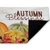 Stupell Industries Autumn Blessings Pumpkins Printed Outdoor Door Mat, design by Kim Allen, 18"x30" - 2 of 4