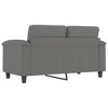 vidaXL 2-seater Sofa Dark Grey - 4 of 4