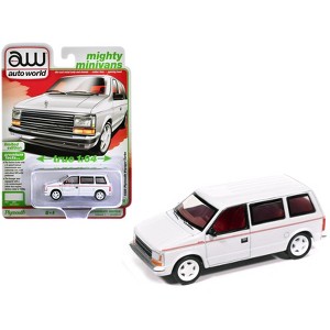 1989 Plymouth Voyager Turbo Van Bright White with Red Stripes